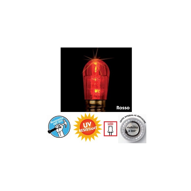 Lampadina luminaria LED Wimex 3LED attacco E14 12V Bianco freddo 4500930